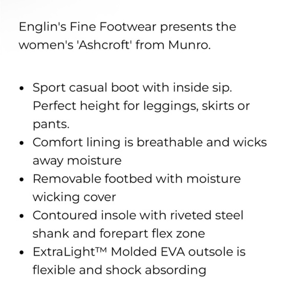 Munro Ashcroft Women’s Boot Black Size 8.5 - Picture 10 of 10